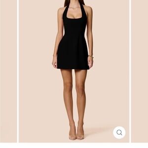 Nookie Black Mini Halter Dress